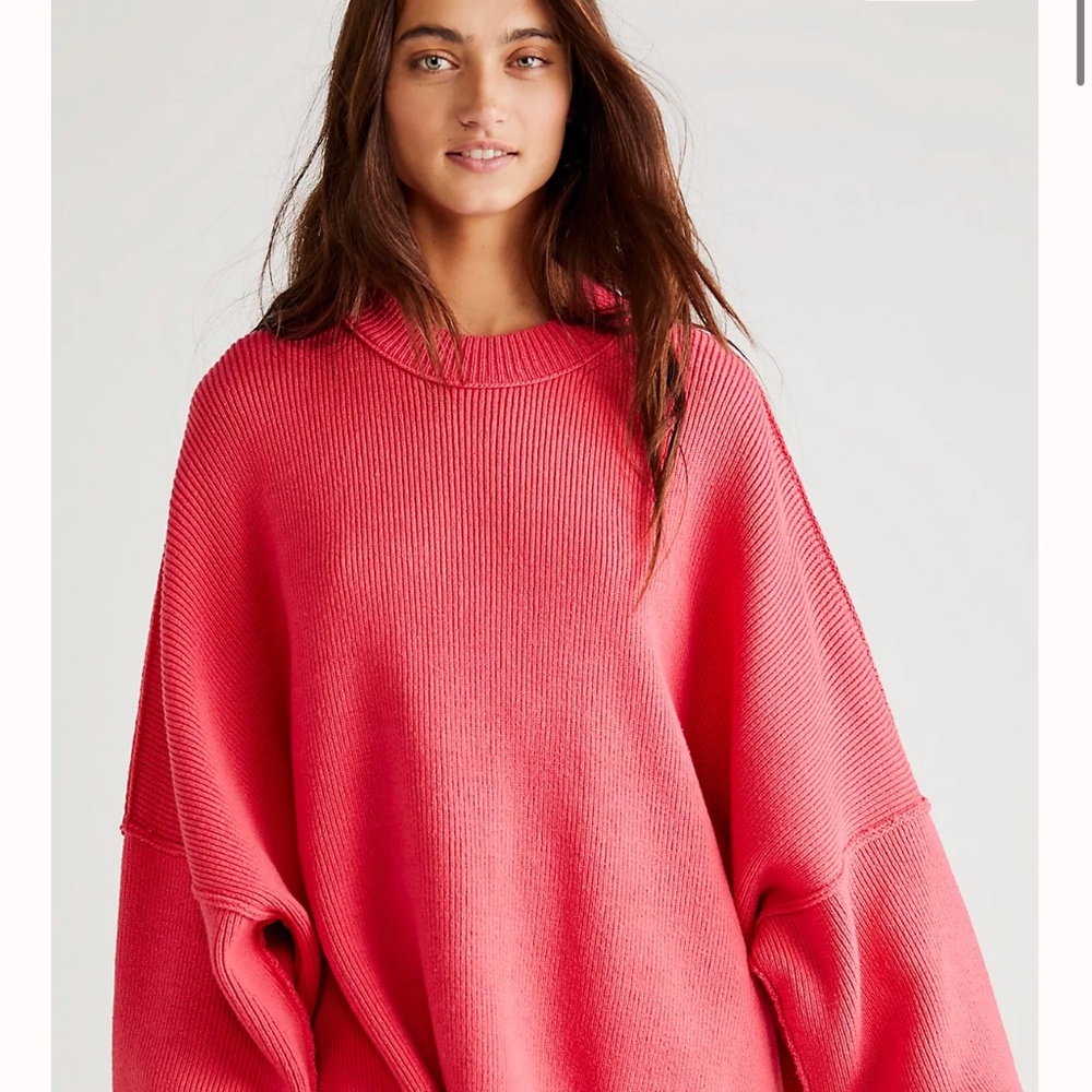 Free People Easy Street tunic size small pink